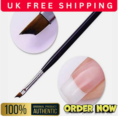 Zeichenpinsel Nail Art Werkzeug Lächeln Halbmond Form French Nagellackierung UV Gel UK