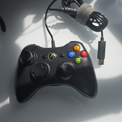 Microsoft Xbox 360 Controller kabelgebunden Schwarz USB für Xbox 360 PC...