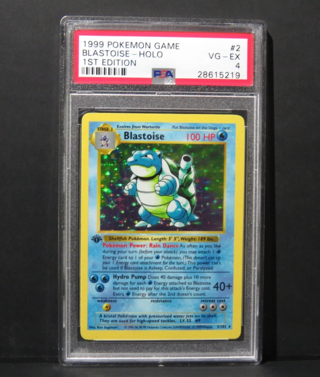 Preços baixos em Cartões individuais Blastoise primeira edição | eBay