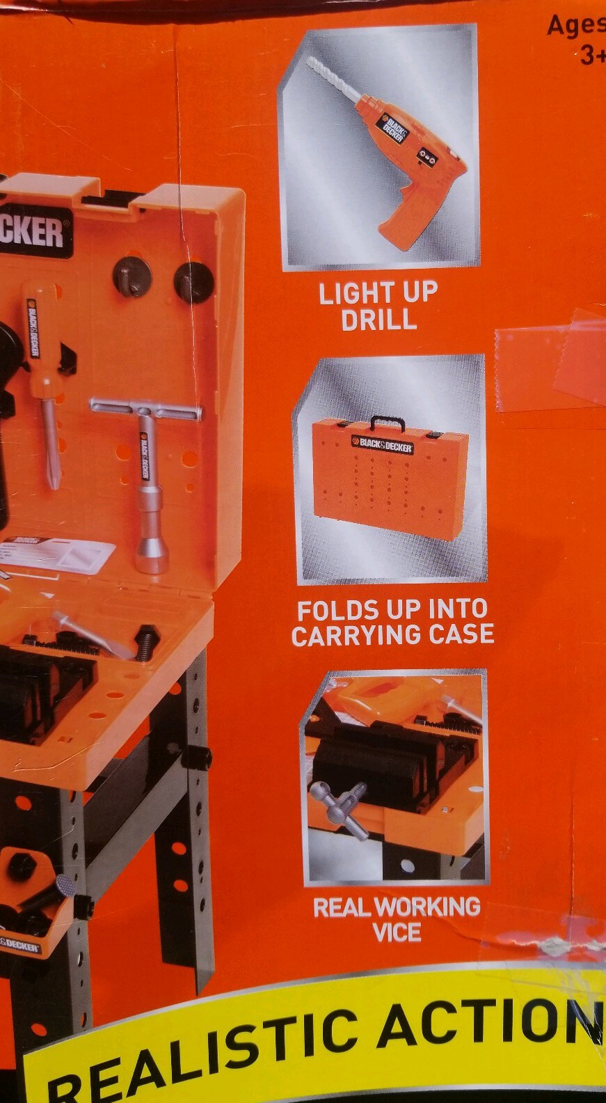 black and decker 100 piece carrying case workbench