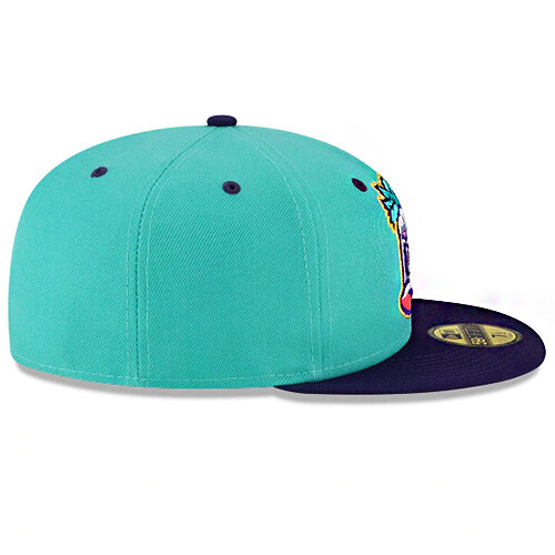 New Era Louisville Bats Fitted Hat MILB Official Mint Juleps Cocktail
