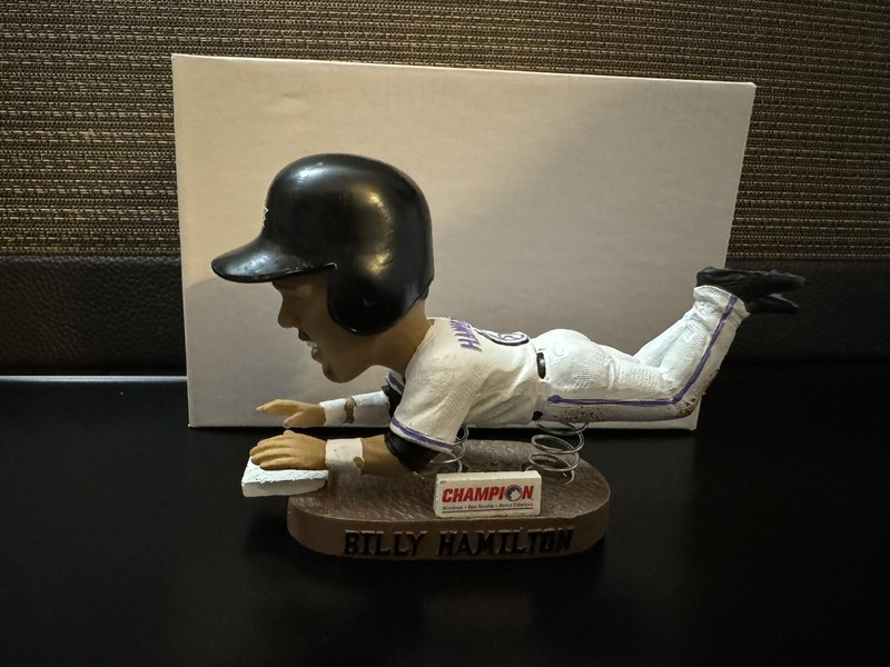 Billy Hamilton Sliding Bobble Figurine Bobblehead Stadium Giveaway NIB MLB