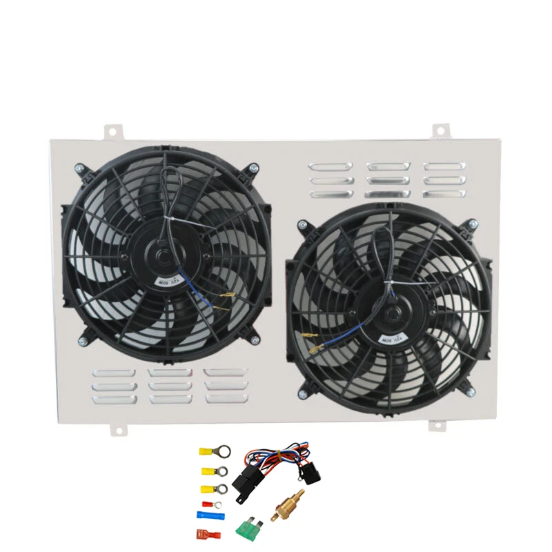 Aluminum Shroud Fan+Relay for 1982-92 Chevy Camaro/ Pontiac Firebird TRANS AM V8 Foto 3 de 4