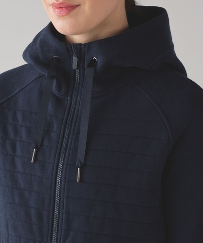 L008 NWT LULULEMON FLEECE BE TRUE MUJER SUDADERA CON CAPUCHA TALLA 2 $128 - Imagen 7 de 7