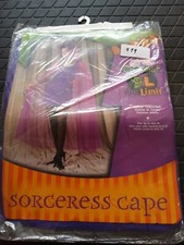 Purple Cape Witch Sorceress Womens Costume Accessory NEW