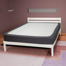 Box Spring Cover King Size, Elastic Fabric Wrap Around 4 Sides Bed Skirt Grey