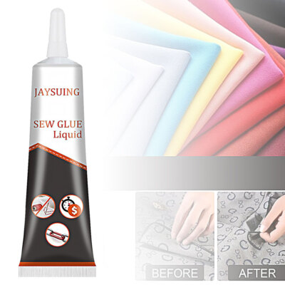 Cloth Repair Sew Glue Liquid- Quick Fix Bonding Fabric Glue for Clothes Denim ET