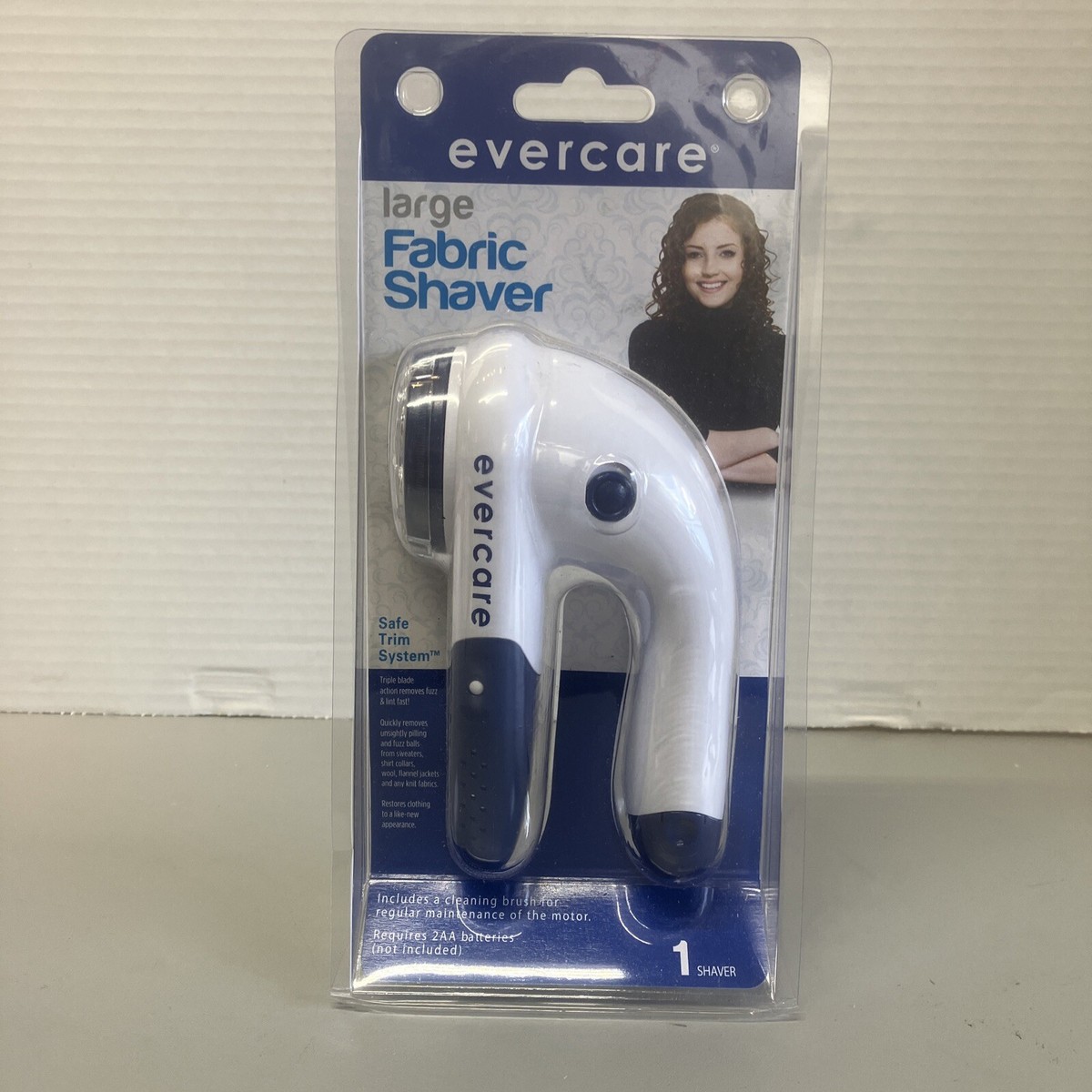 Evercare Fabric Shaver Large Giant Fuzz Lint Remover Safe Trim