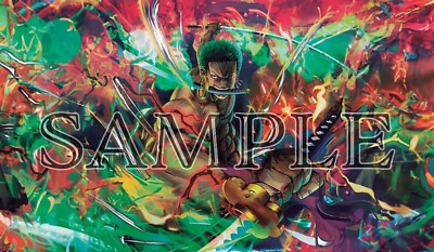 One Piece Zoro Alt Art 24x14 Stitching Playmat TCG 
