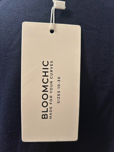 Azul Marino Bloom Chic Damas Camisa de Mangas Largas con Cremallera Nueva con Etiquetas 3 X Suéter para Mujer - Imagen 3 de 9