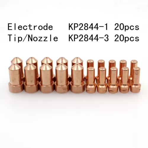 LC65 Plamsma Electrode KP2844-1 Tip KP2844-3 50A for Lincoln Tomahawk1000 PK40