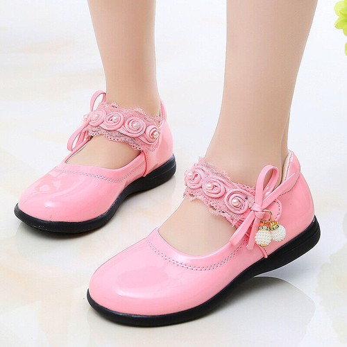 Niñas Niños Jóvenes Mary Jane Fiesta Boda Jardín Zapatos de Cuero Vacaciones Talla EE. UU. - Imagen 5 de 21