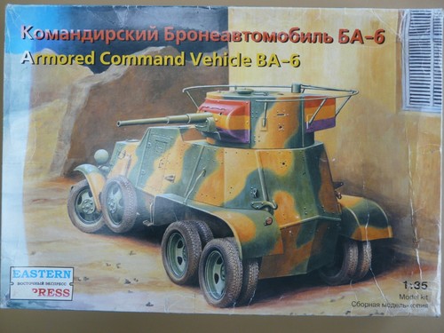 Maquette Eastern Express 1/35 BA-6 Armor Command Car + CMK HB043