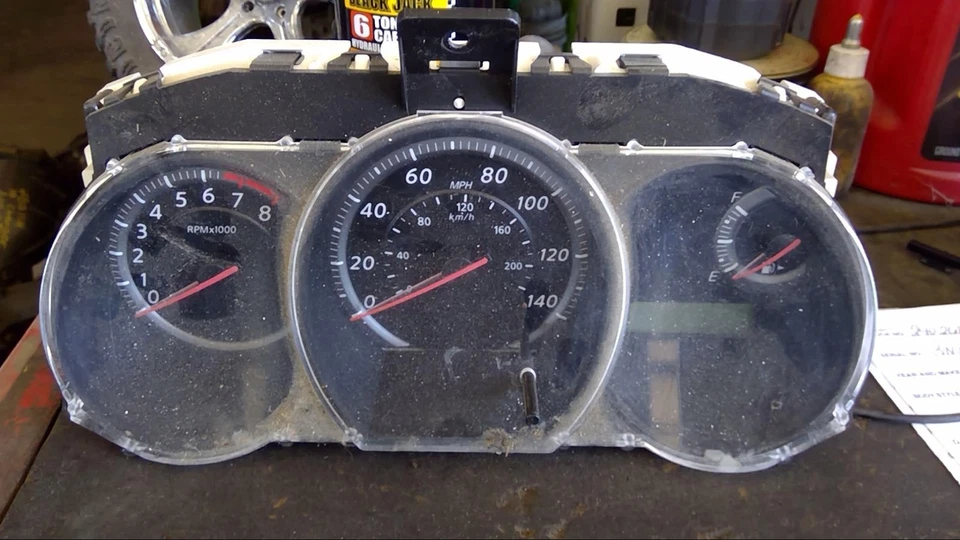 Medidor de velocímetro usado se adapta a: Nissan Versa Cluster 2010 MPH AT con CVT ID 24810ZW83 Foto 2 de 4