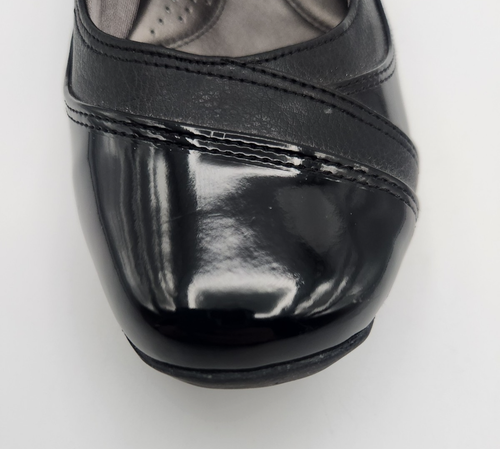 Life stride Soft System Deliberate Patent Leather Black Ballet Shoes Size 8 Wide - Picture 21 of 23