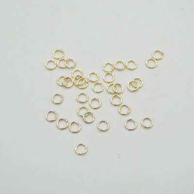 Gold Filled Click and Lock Biegering 14KT - 0,64mm x 4,3mm - 10 oder 20 Stück