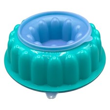 Tupperware Jel Ring Puddingform Kleiner Prinz Tupperdose 24cm Grün Blau Vintage