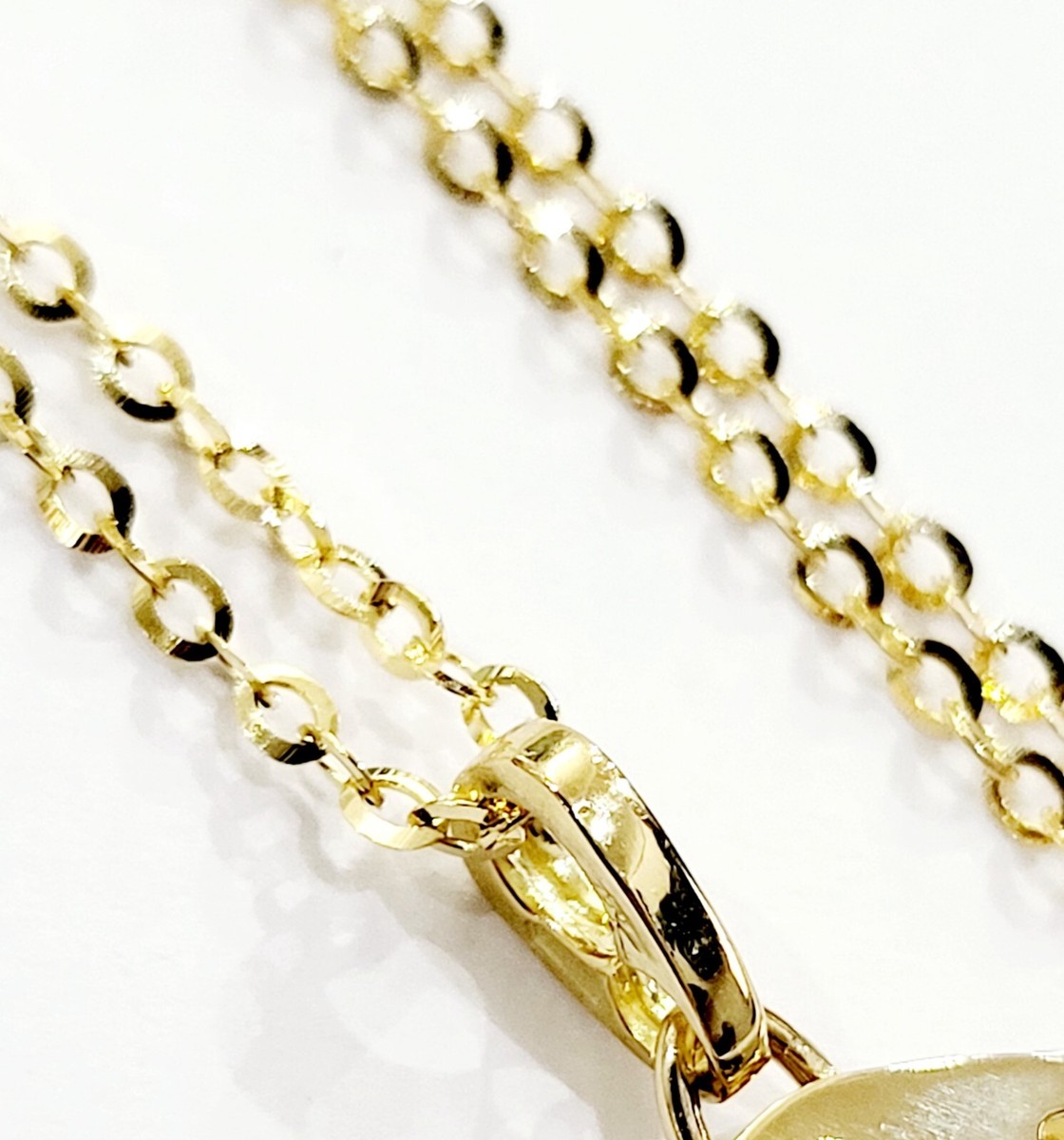 Collana Oro Giallo 18kt (750) Catenina Veneta Con Pendente Chicco Caffè | Prodotta In Italia