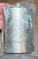 MWSS 472 AGS DRAGONS Stainless Steel 8oz boot Flask NOS