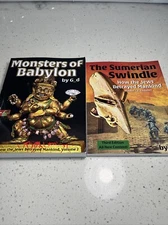 Volume 1&2, Monsters of Babylon,the Sumerian Swindle,by Gregory Delaney,Reprint.