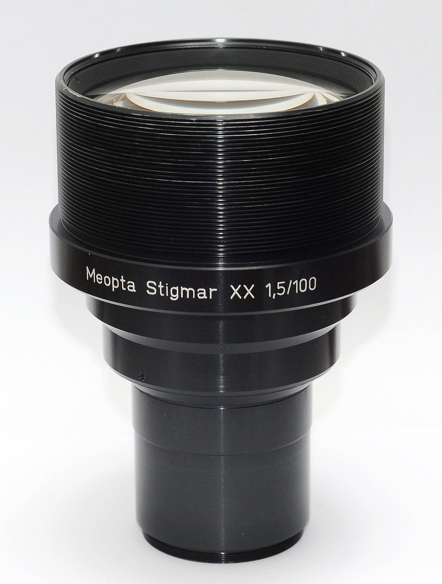 Meopta Stigmar 100mm f1.5 プロジェクションレンズ MEOPTA 100mm f/1.5 1:1,5 STIGMAR XX LENS SUPER FAST ULTRA