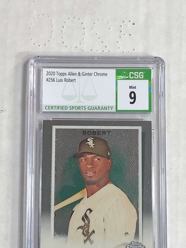 LUIS ROBERT 2020 Topps Allen & Ginter Chrome SP RC #256! CSG MINT 9! WHITE SOX! - Picture 2 of 3