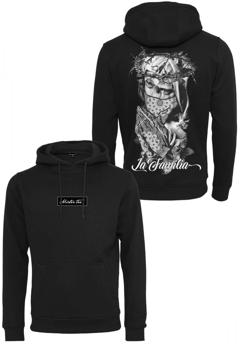 Mister Tee Hoodie Mister Tee La Familia Hoody Schwarz MT1000 eBay