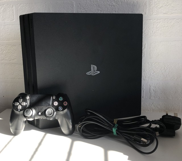 Sony PlayStation 4 Pro 1TB Video Game Console Jet Black for sale