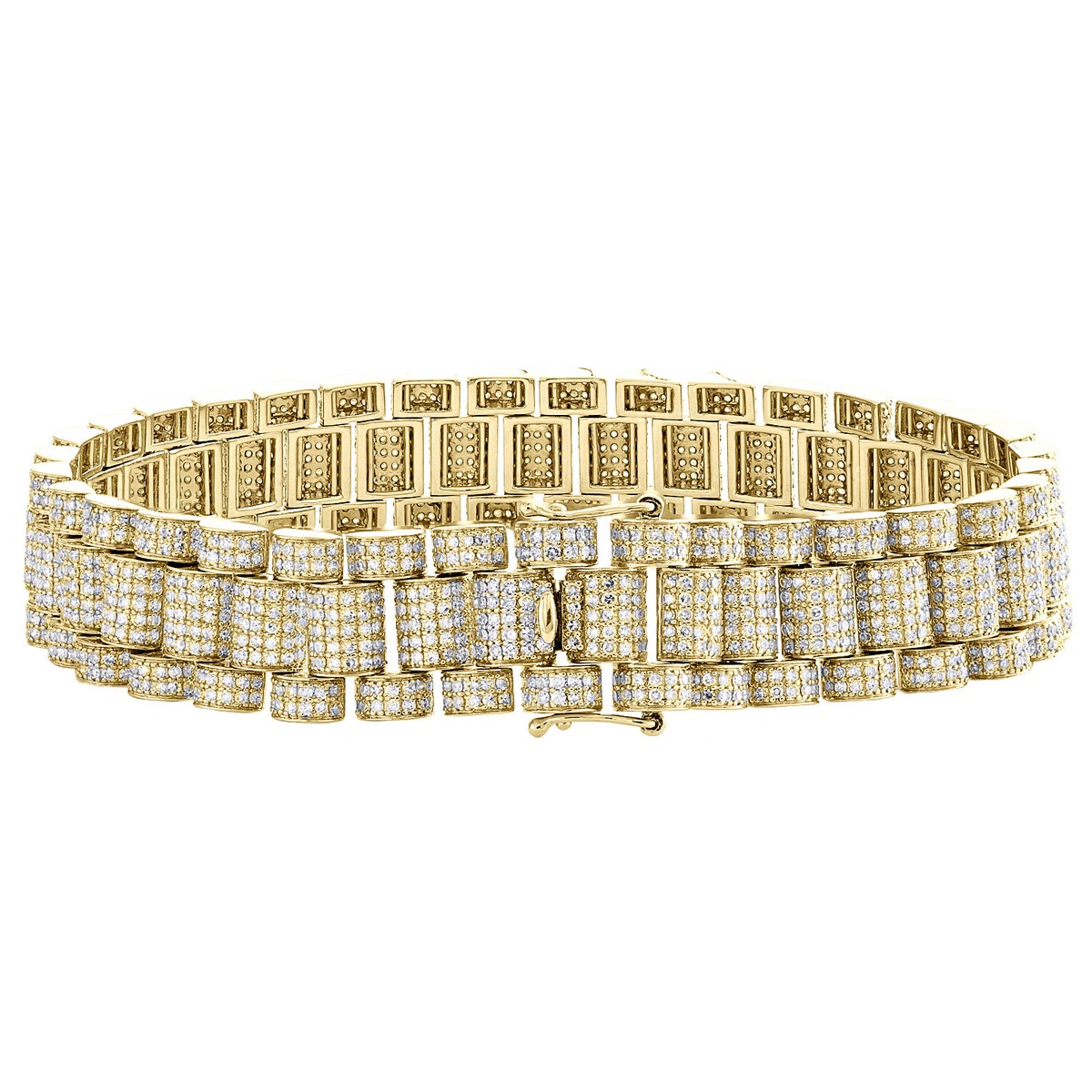 Jourdan Bracelet Homme Diamantor Signed CHARLES JOURDAN