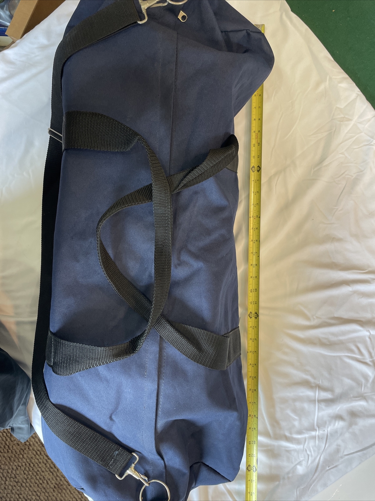 Tony Lama Cowboy Boots Duffel Bag Luggage With Covered Zipper 3 Straps