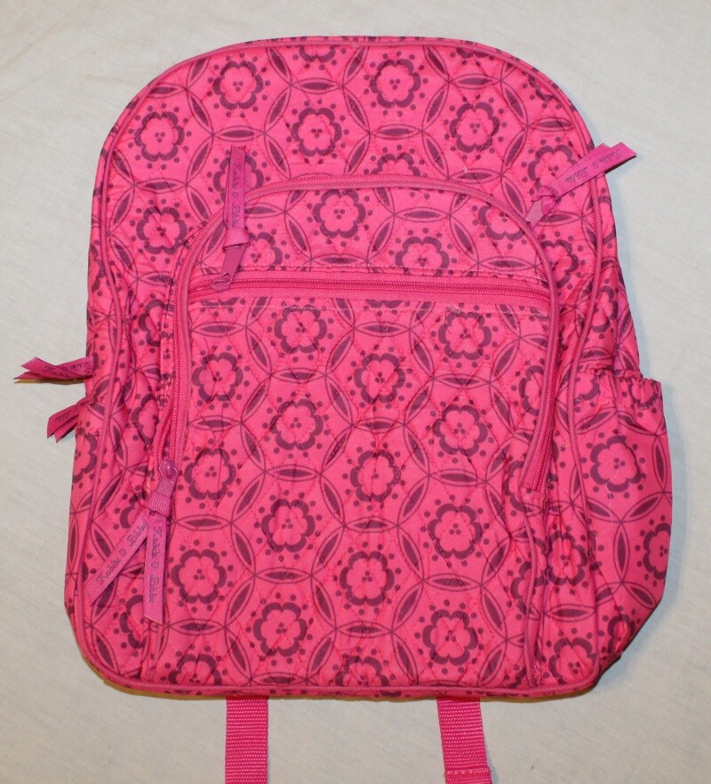 New Kaddie & Libbie full size Pink quilted Backpack - Travel