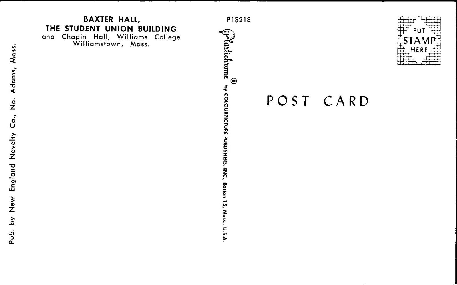 Baxter & Chapin Hall Williams College Williamstown Massachusetts