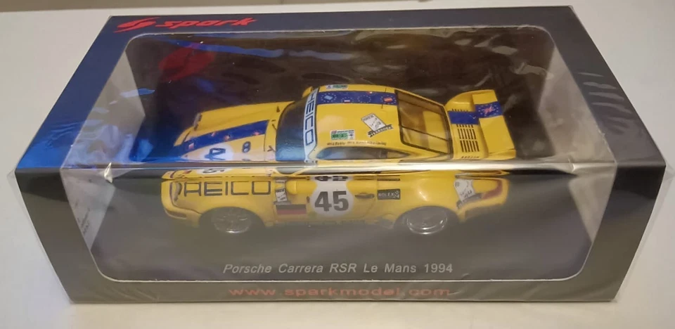 PORSCHE Carrera RSR LeMans 1994 Spark 1/43 S5511 Wlazik Ebeling Richter - Immagine 2 di 2
