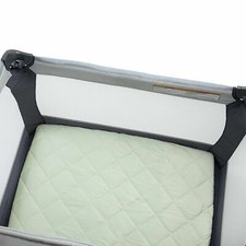 Carter's Quilted Plush Velboa Playard Sheet - Sage