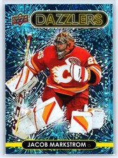 2021-22 UPPER DECK SERIES 2 DAZZLERS BLUE #DZ-57 JACOB MARKSTROM Calgary Flames