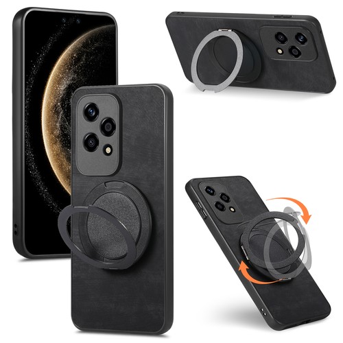 Matte Leather Case Ring Holder Cover fr Honor 50 60 70 80 SE 90 100 200 Pro Lite - 第 13/18 張圖片