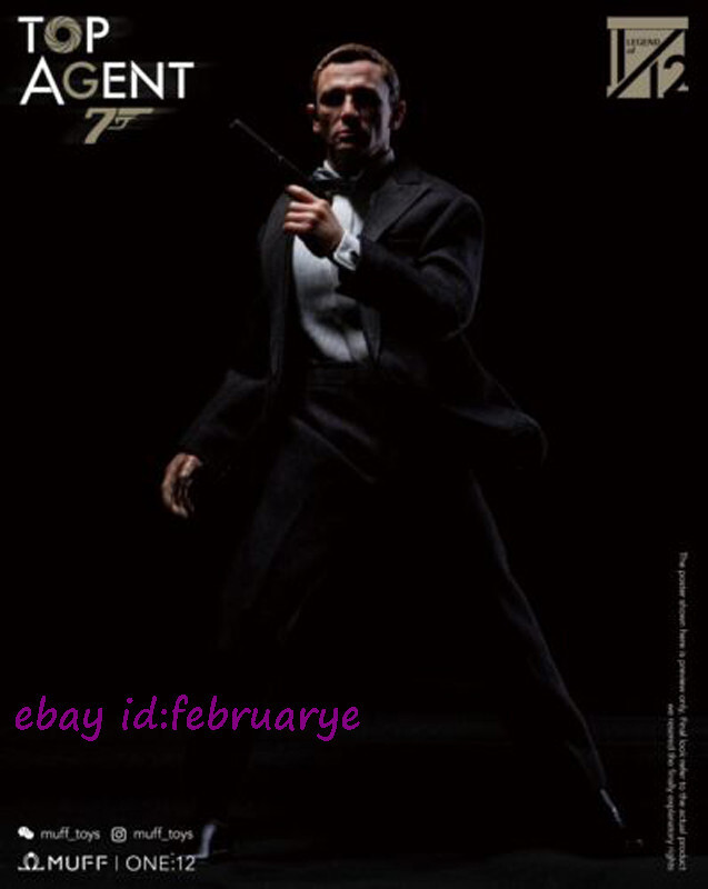 Muff Toys 1/12 Mf06 Top Agent 007 James Deluxe Edition