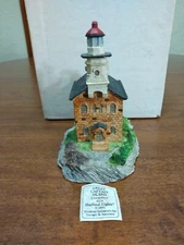 Harbour Lights Lighthouse HL 114 GREAT CAPTAIN ISLAND, CT 1991 Limited Edition