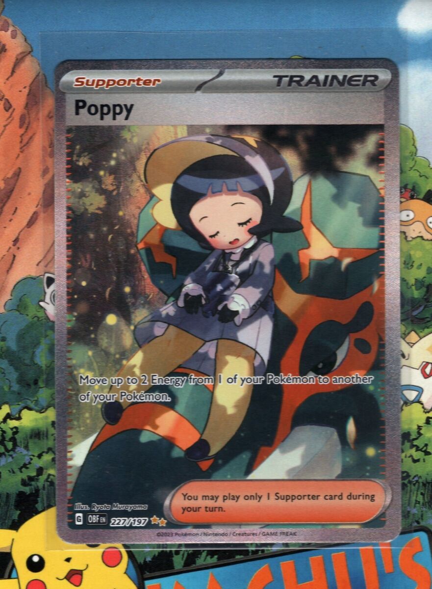 Poppy 💕 #obsidianflames #pokemon #pokemongo #pokemontcg