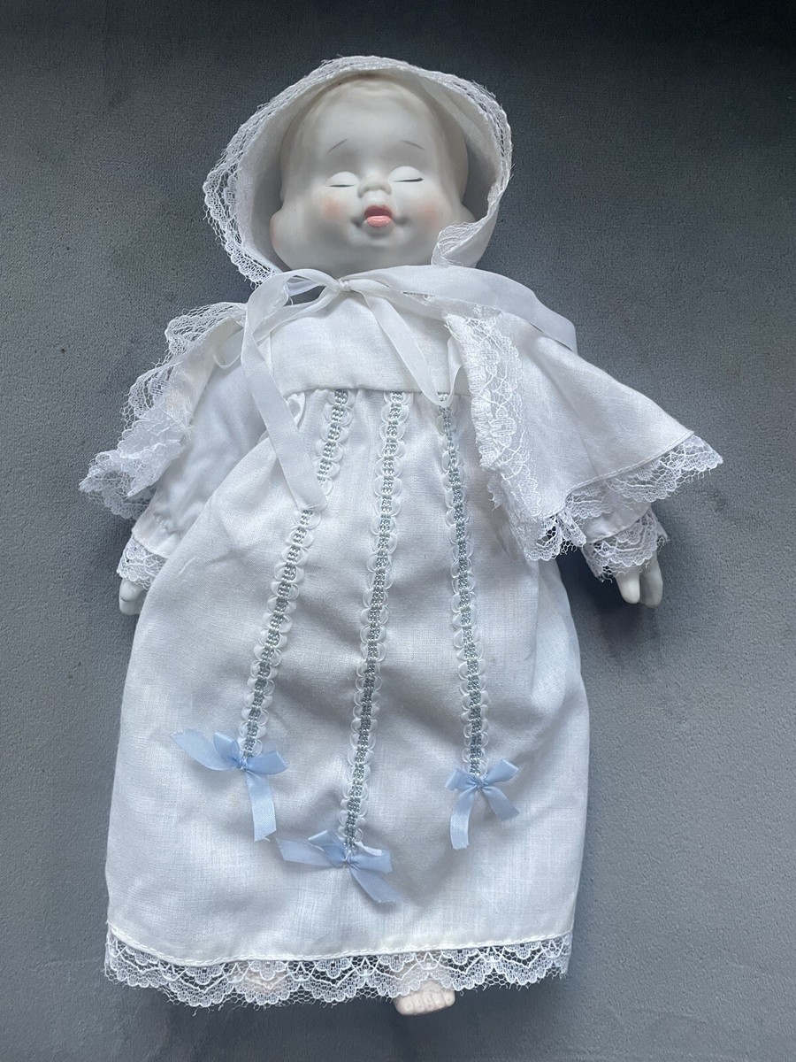 VINTAGE CREEPY WEIRD PORCELAIN THREE FACE BABY DOLL ODDITIES