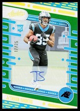 2024 Absolute Ja'Tavion Sanders Signature Rookies RC Green Spectrum Auto /25