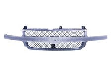 Grille Mesh Wchrome Bar For 01-02 Chevrolet Silverado 2500 3500 Hd Gm1200523