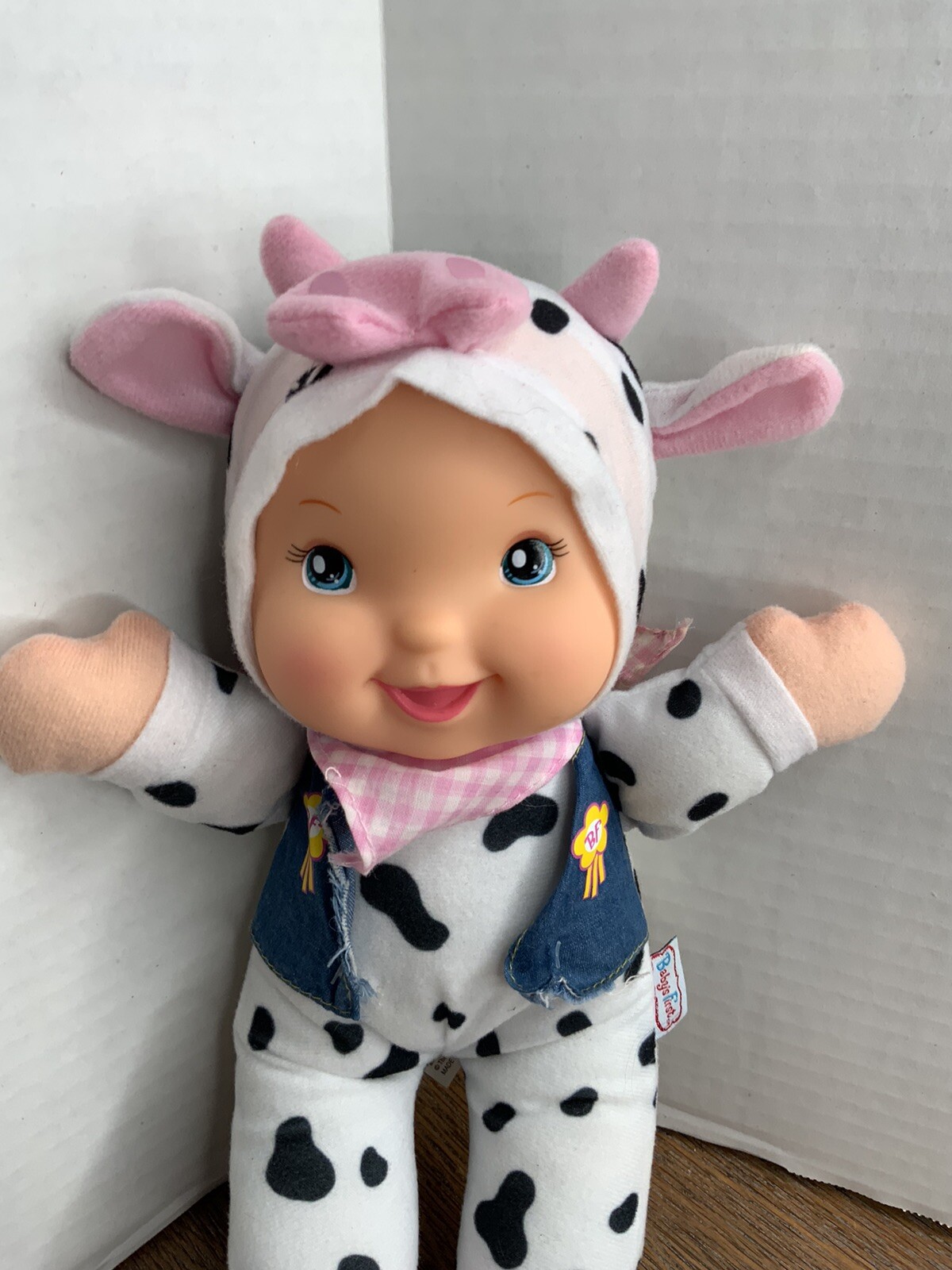 Goldberger Baby's First Animal Friends Cow Singing Doll Plush Stuffed