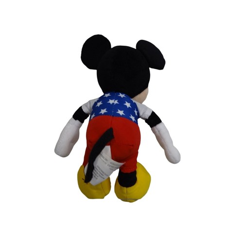 Colecciones de peluche patriótico y otoño de 10" de Disney Mickey Mouse de pies grandes pequeños - Imagen 7 de 11