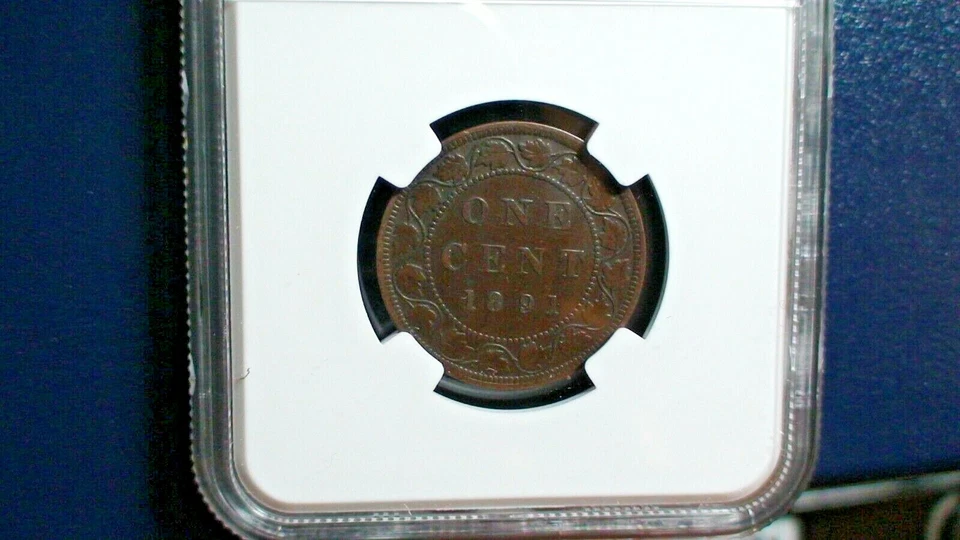 1891 Canada LARGE LEAVES SMALL DATE CENT NGC XF40 BN 1C Coin PRICED TO SELL NOW - Image 4 of 4