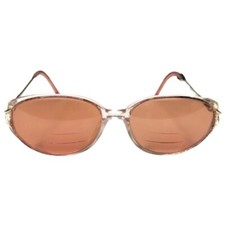 Joan Collins Eyeglasses Frames Rave 287 Brn Marine Brown Gold Vtg 56-17-135