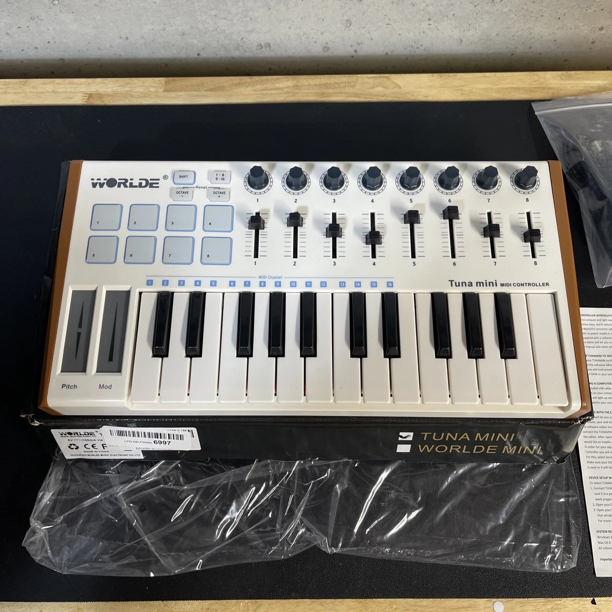 Tuna online midi keyboard
