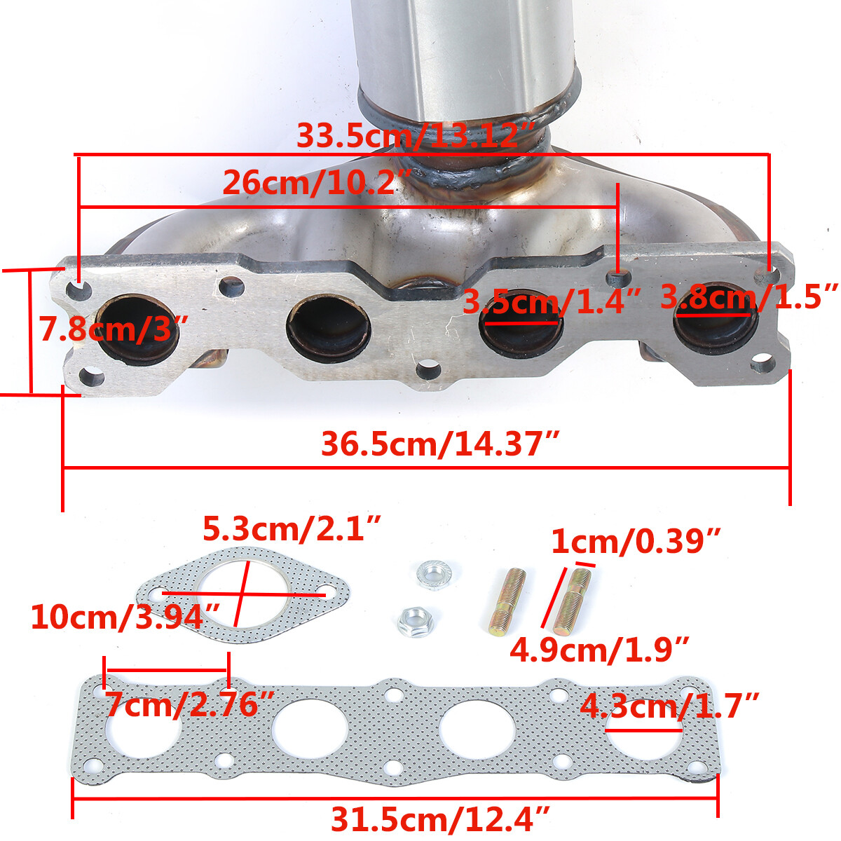 For Hyundai Sonata 2.4L 0914 Kia Optima Exhaust Manifold Catalytic