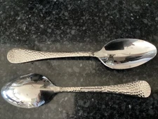 Wallace Continental Hammered China Stainless 18/10 “Soup Spoon” 7 3/4” - $5.25