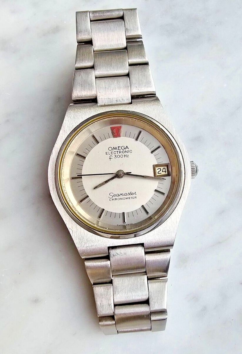 【OMEGA】希少 稼働 ELECTRONIC f300Hz SeaMaster OMEGA】希少 稼働 ELECTRONIC f300Hz SeaMaster
